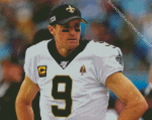 Drew Brees Diamond Painting