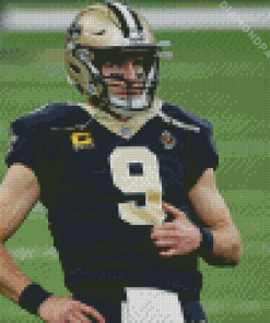 Drew Brees Player Diamond Painting