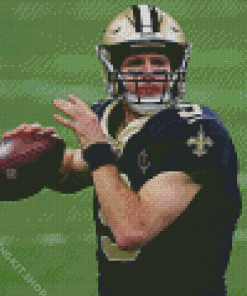 Drew Brees American Football Player Diamond Painting