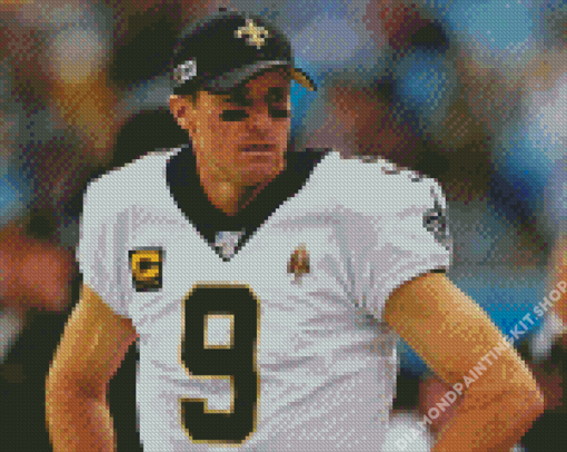 Drew Brees Football Player Diamond Painting