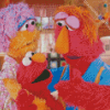 Elmo Family Sesame Street Diamond Painting