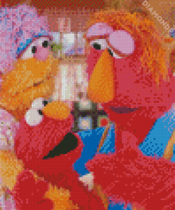 Elmo Family Sesame Street Diamond Painting