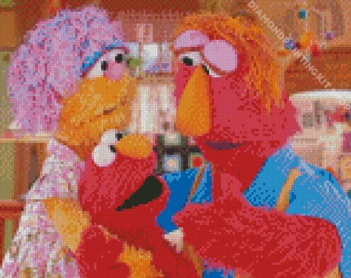 Elmo Family Sesame Street Diamond Painting