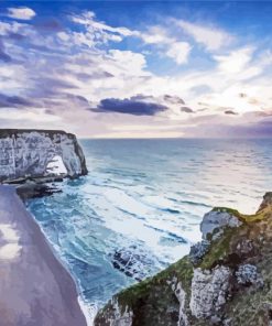 Etretat Landscape Diamond Painting