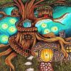 Fairy Houses Art Diamond Painting