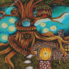 Fairy Houses Art Diamond Painting