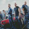 Fast And Furious Five Diamond Painting