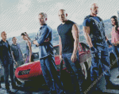 Fast And Furious Five Diamond Painting