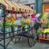 Flowers Cart Diamond Painting