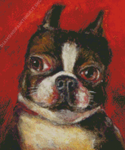 French Terrier Diamond Painting