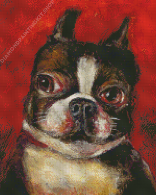 French Terrier Diamond Painting