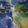 Gaia Eyes Art Diamond Painting