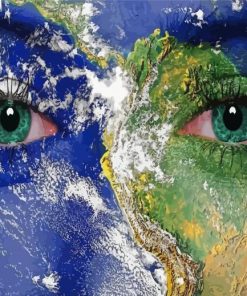 Gaia Eyes Art Diamond Painting