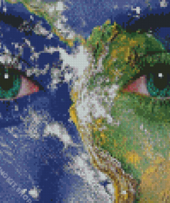 Gaia Eyes Art Diamond Painting