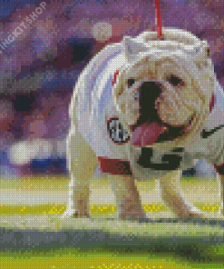 Georgia Bulldogs Animal Diamond Painting