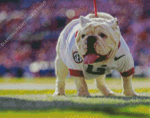 Georgia Bulldogs Animal Diamond Painting