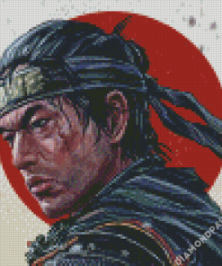 Ghost Of Tsushima Jin Sakai Diamond Painting