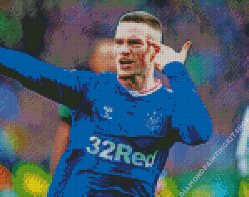 Glasgow Rangers Footballer Diamond Painting