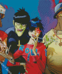 Gorillaz Singers Diamond Painting