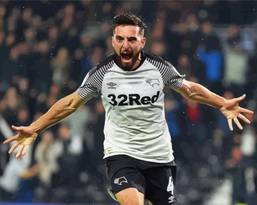 Graeme Shinnie Derby County Player Diamond Painting