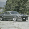 Grey Ford Mustang Eleanor Diamond Painting