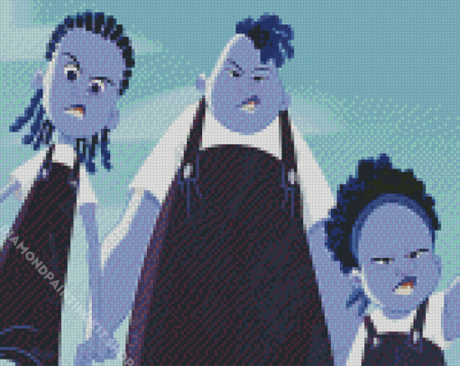 Gross Sisters The Proud Family Characters Diamond Painting