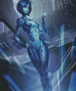 Halo Cortana Dimond Painting