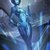 Halo Cortana Dimond Painting