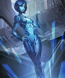 Halo Cortana Dimond Painting