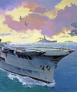 Hms Ark Royal Navy Diamond Painting