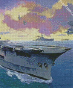 Hms Ark Royal Navy Diamond Painting