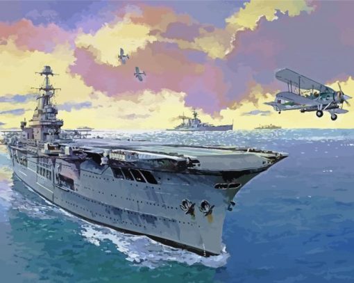 Hms Ark Royal Navy Diamond Painting