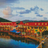 Honduras Roatan Port Diamond Painting