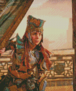 Horizon Forbidden West Warrior Diamond Painting