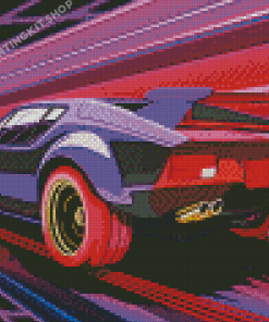 Hot Wheels Diamond Painting