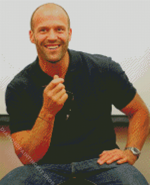 Jason Statham Actor Diamond Painting