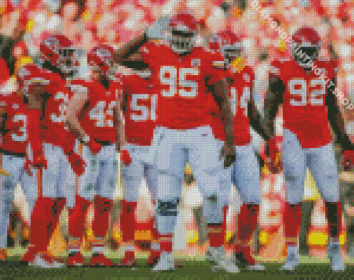 KC Chiefs Team Diamond Painting