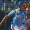 Kansas City Royals Baseballer Diamond Painting