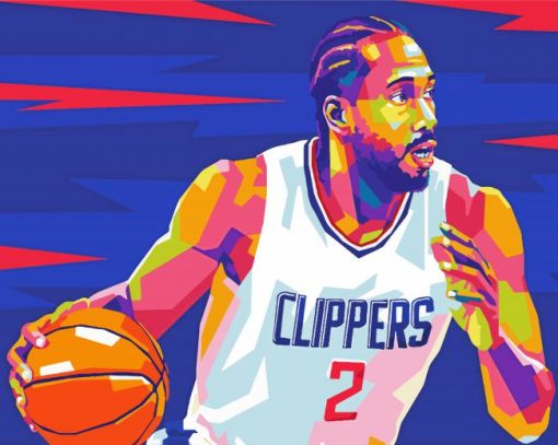 Kawhi Leonard Pop Art Diamond Painting