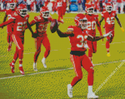 Kc Chiefs Football Team Players Diamond Painting