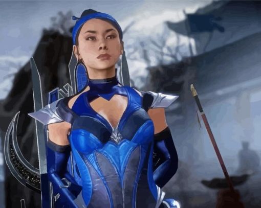 Kitana Game Character Diamond Painting