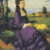 Lady In Violet Szinyei Art Diamond Painting