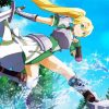 Leafa Online Game Character Diamond Painting