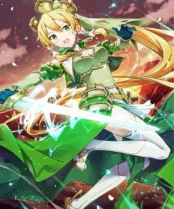 Leafa Sword Art Online Character Diamond Painting