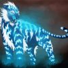 Lightning Tiger Diamond Painting