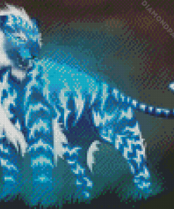 Lightning Tiger Diamond Painting