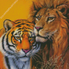 Lion And Tiger Diamond Painting