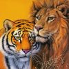 Lion And Tiger Diamond Painting