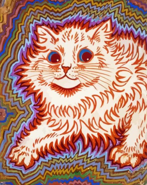 Louis Wain Cat Art Diamond Painting