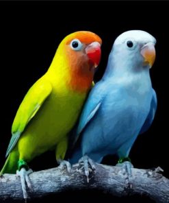 Lovebirds Diamond Painting